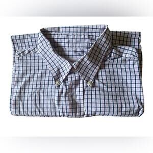 Brooks Brothers Mens/Teens Madison Button Down Shirt Pink/ Blue Size Large